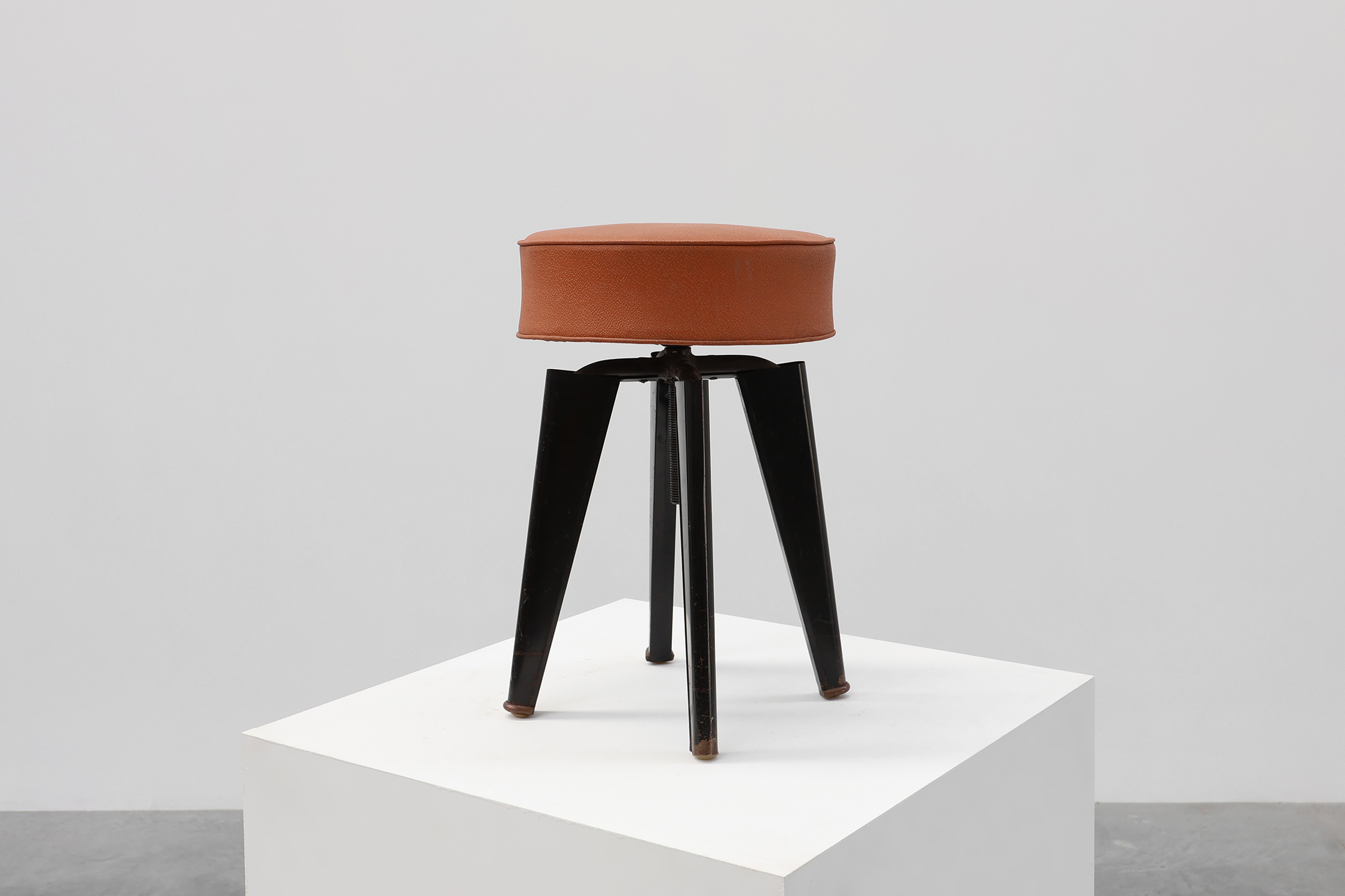 Iconic Clemenceau stool by André Domin and Marcel Genevière, France  1957thumbnail
